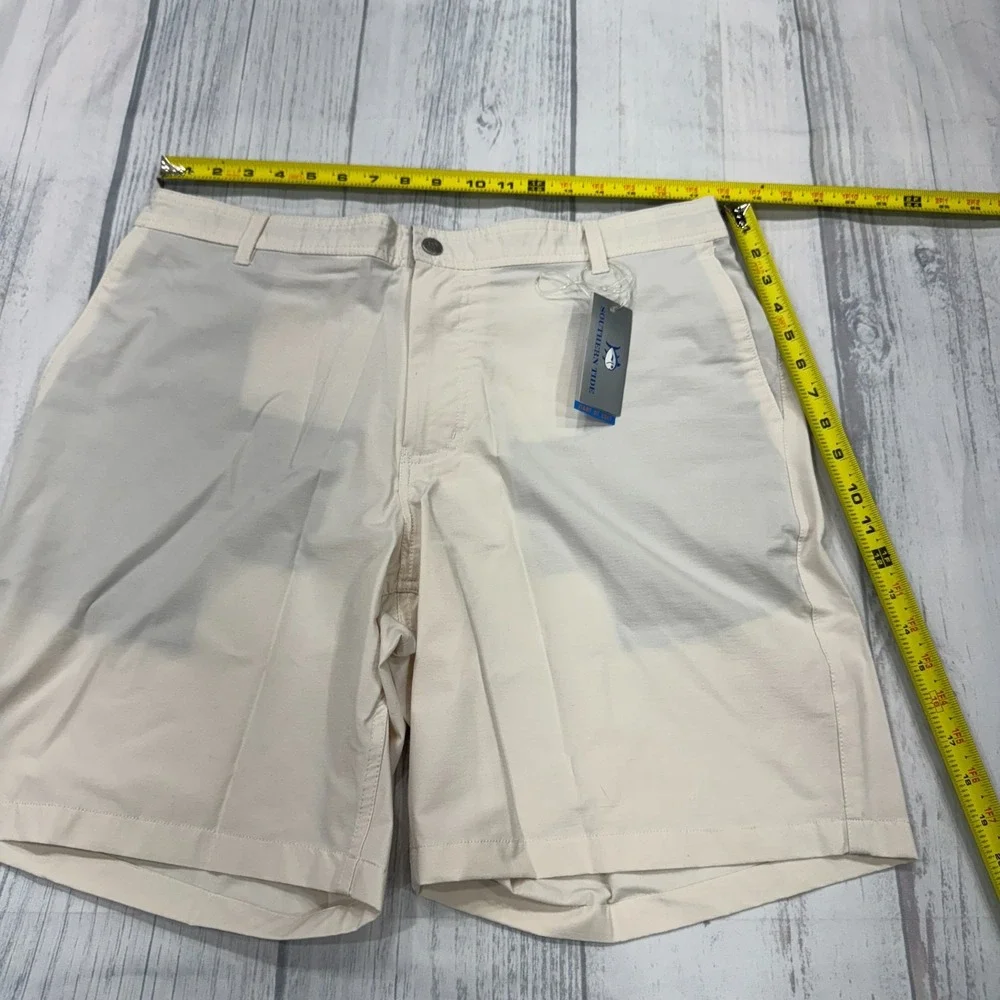 NWT Southern Tide T3‎ Shorts XL Beige Stone Tide to Trail Golf Swim Mens